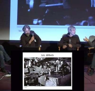 Machinerie et nouvelles images : l'exemple de la grue télécommandée Louma. Conférence de Jean-Marie Lavalou, Alain Masseron, Nicolas Pollacchi et François Reumont